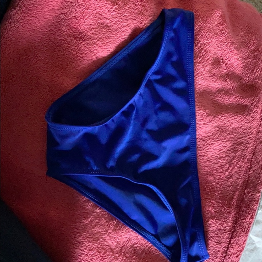 Deep blue bikini bottoms